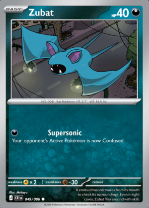 Zubat Reverse Holo 049 (CRI)