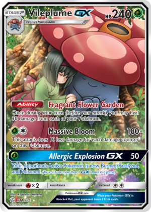 Vileplume GX 211 (CEC)