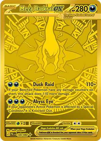 Mega Darkrai EX 120 (PBL)