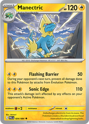 Manectric Reverse Holo 024 (PBL)