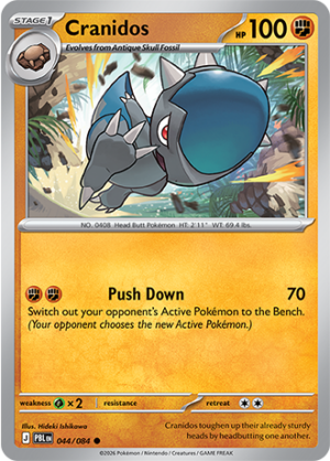 Cranidos Reverse Holo 044 (PBL)