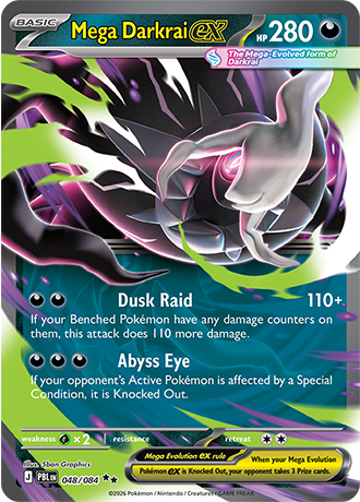 Mega Darkrai EX 048 (PBL)