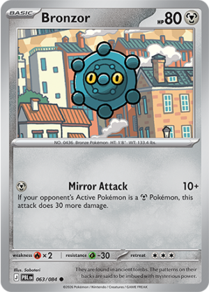 Bronzor Reverse Holo 063 (PBL)