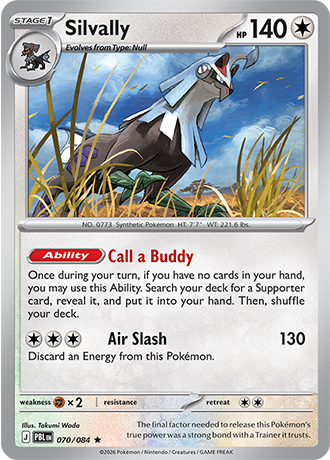 Silvally Reverse Holo 070 (PBL)