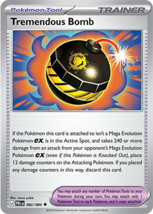 Tremendous Bomb Reverse Holo 082 (PBL)