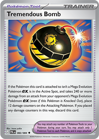 Tremendous Bomb Reverse Holo 082 (PBL)