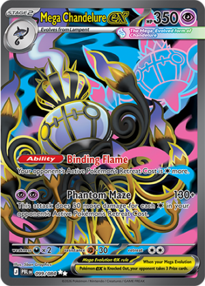 Mega Chandelure EX 099 (PBL)