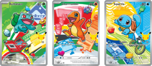 Bulbasaur 037, Charmander 038, Squirtle 039 - zestaw