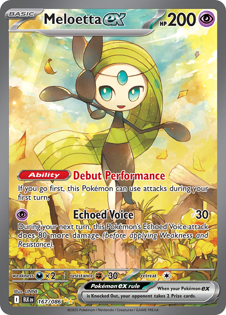 Meloetta EX 167 (BLK)