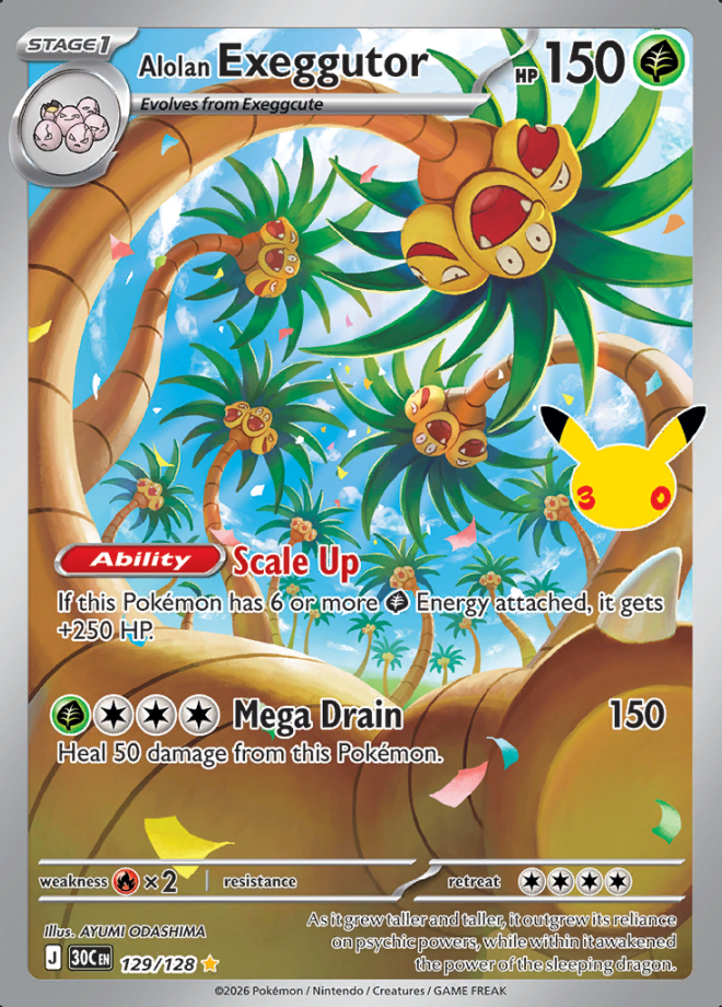 Alolan Exeggutor 129 (30C)