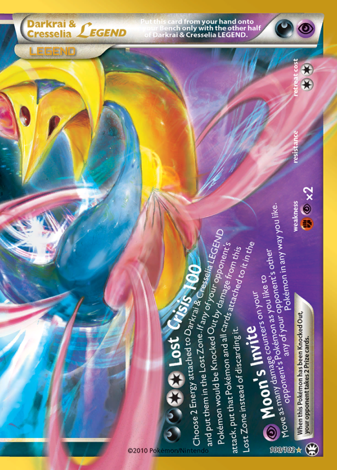 Darkrai & Cresselia LEGEND 100 (30C)