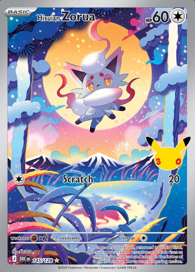 Hisuian Zorua 145 (30C)