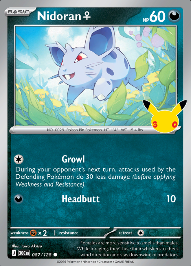 Nidoran♀ 087 (30C)