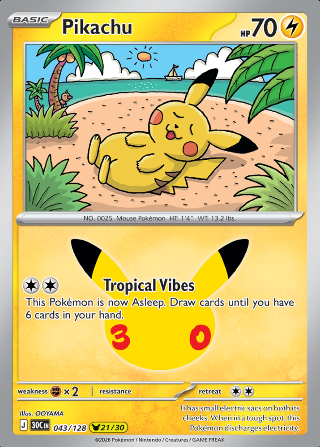 Pikachu 043 (30C)
